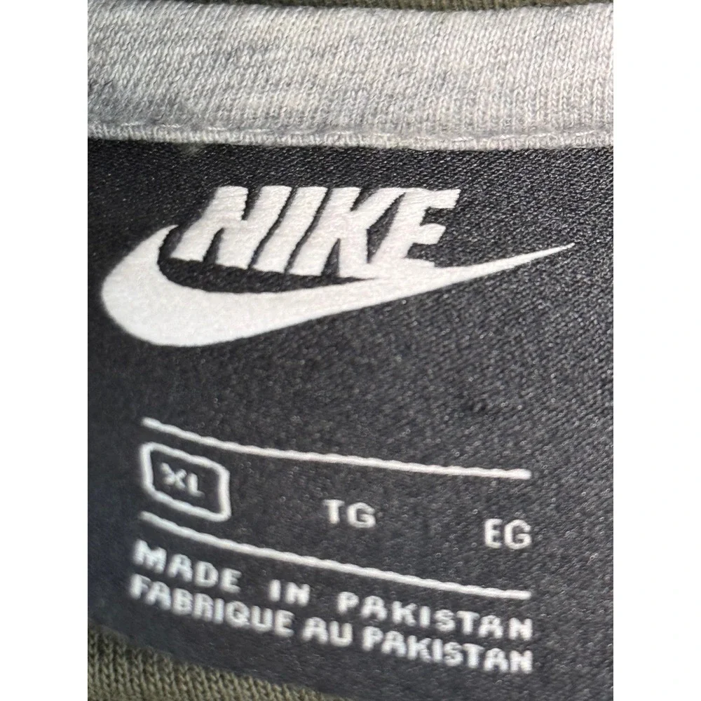 Nike Mens Sportswear Club Fleece Hoodie Olive Green XL BV2654-327